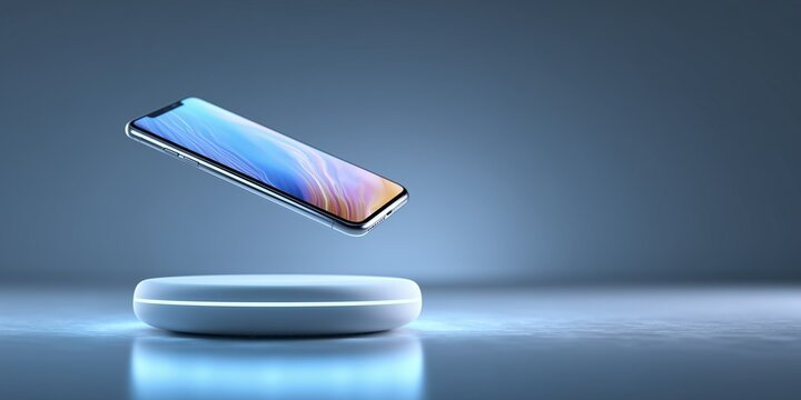 Futuristic wireless charging dock concept for 2025 and beyond