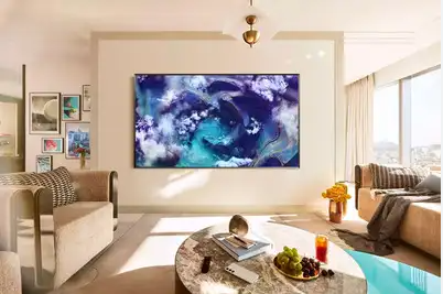 Samsung TV 2025 Neo QLED in modern living room setup