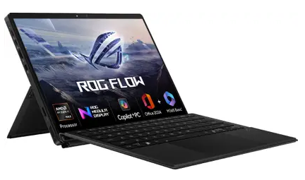 Asus ROG Flow Tab gaming tablet 2025 with AMOLED high refresh rate display and powerful GPU