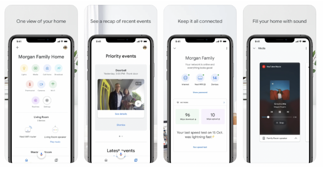 Google Home setup guide using Google Home app on smartphone