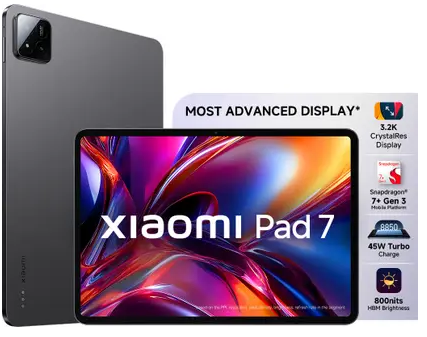 Xiaomi Pad 7 Pro tablet 2025 with Snapdragon chipset, 120Hz display, and long battery life