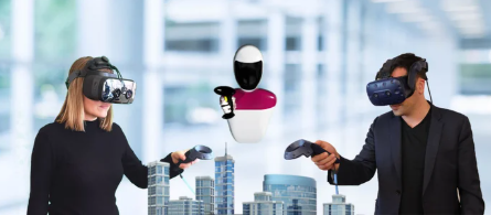 AR VR in work and collaboration with virtual offices, remote meetings, and augmented reality training