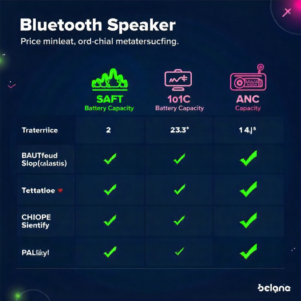Comparison table of best TWS earbuds under 2000 in 2025