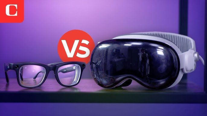 Google Glasses compared with Apple Vision Pro and Meta AR Glasses