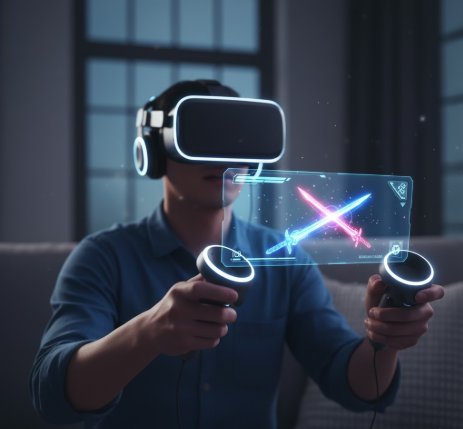 Meta Quest 4 VR headset immersive gaming 2025