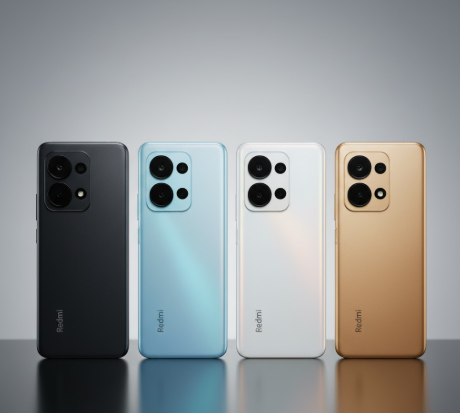 Redmi Note 14 Pro 5G color variants and glass back design