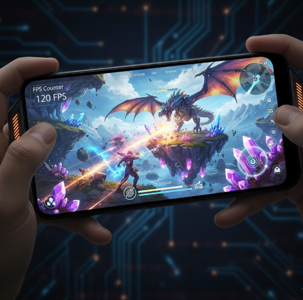 AMOLED 144Hz gaming display for smooth BGMI and Free Fire in 2025