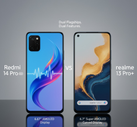 Redmi Note 14 Pro 5G vs Realme 13 Pro Plus and iQOO Z9 5G comparison image