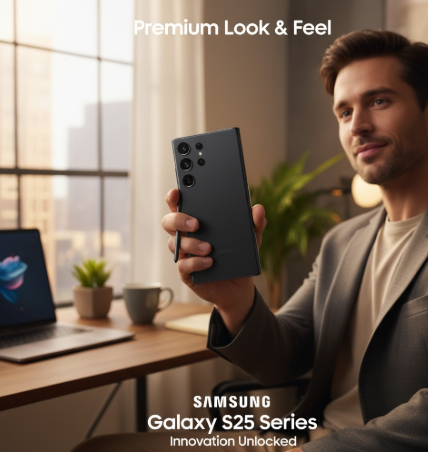 Samsung Galaxy S25 Ultra in use - premium smartphone experience