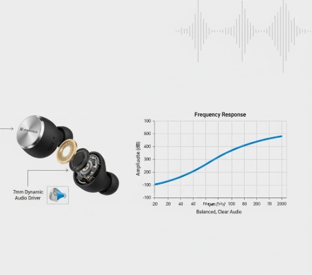 Sennheiser MOMENTUM 4 True Wireless sound performance and 42mm drivers